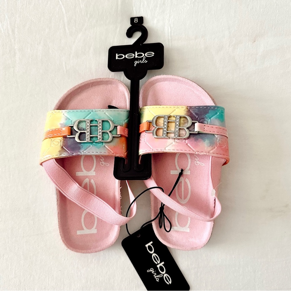 Bebe Girls Toddler Sandals Size 8